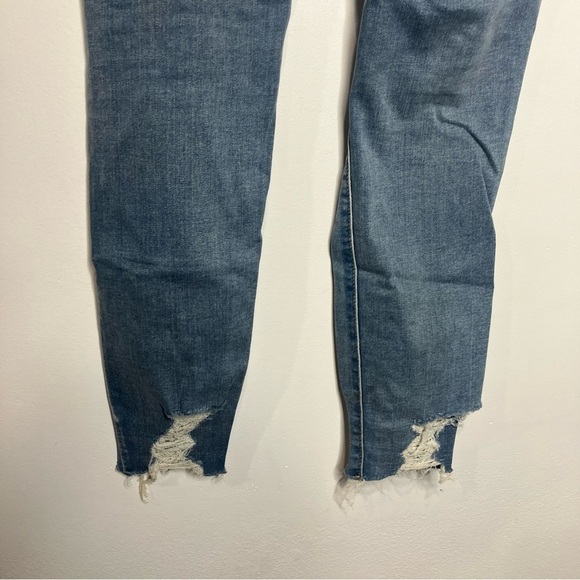 American Eagle Outfitters hi-rise jeggings distressed size 4 short - Picture 5 of 7
